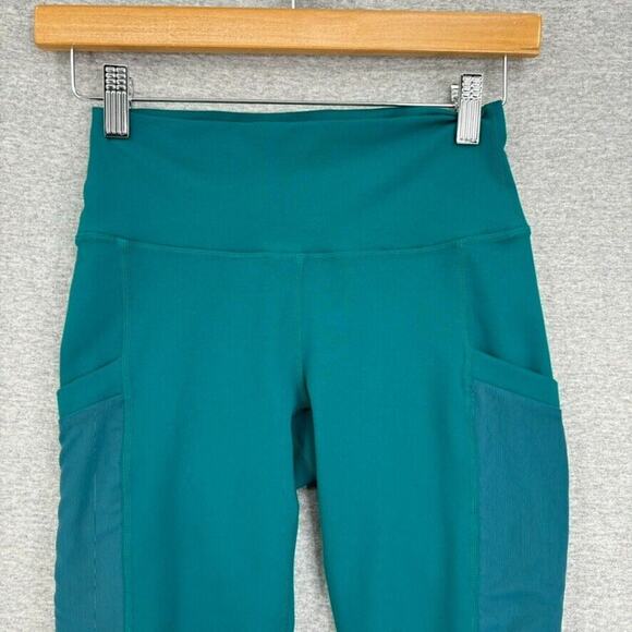 Fabletics Leggings Womens XS Aqua Athletic Gym Yoga Running Activewear Pants - Picture 5 of 12